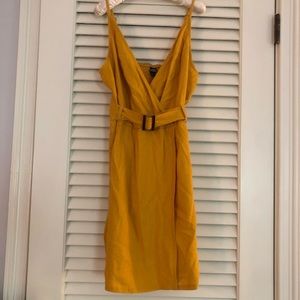 Mustard Belted Dress